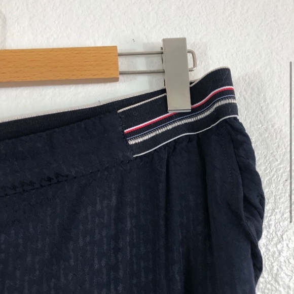Anthropologie Pull On Trousers Tapered Navy Blue - Picture 3 of 5